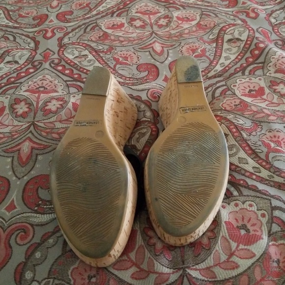 Black Wedge (cork) Heels - Picture 4 of 4